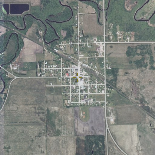 Aerial/Satellite Image of Lancaster, MN