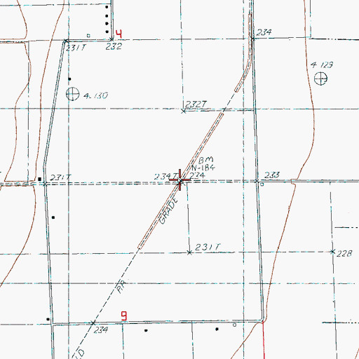 Topographic Map of Chicago Mill (historical), AR