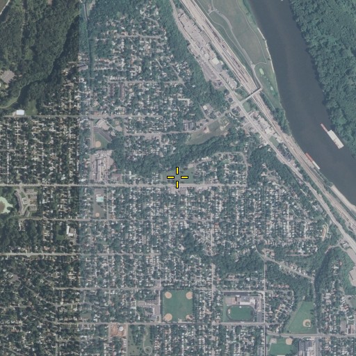 Aerial/Satellite Image of Lincoln School, MN