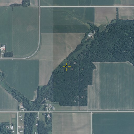 Aerial/Satellite Image of Little Cedar River, MN