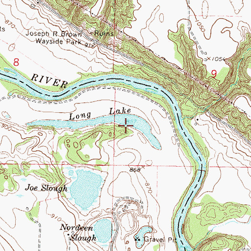 Topographic Map of Long Lake, MN