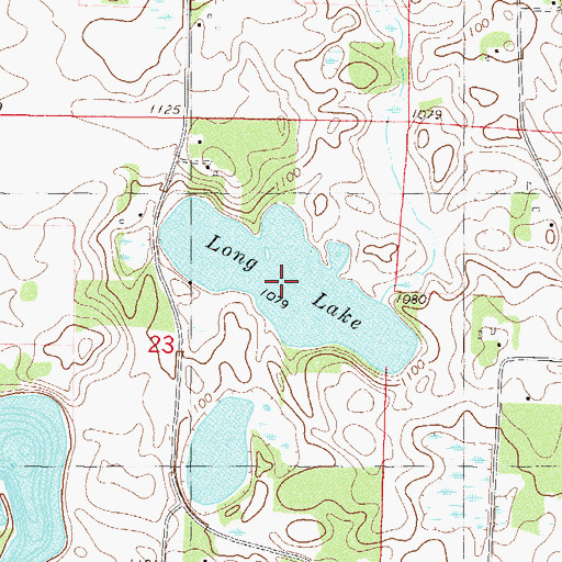 Topographic Map of Long Lake, MN