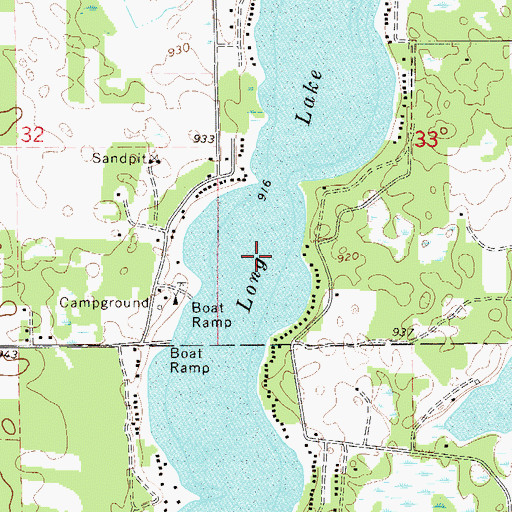 Topographic Map of Long Lake, MN