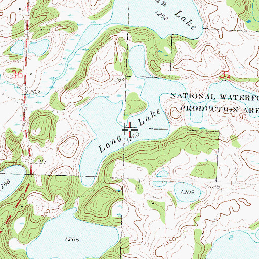 Topographic Map of Long Lake, MN
