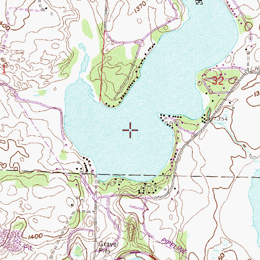 Topographic Map of Long Lake, MN