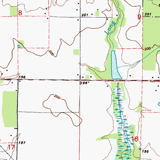 Topographic Map of Holloway School (historical), AR