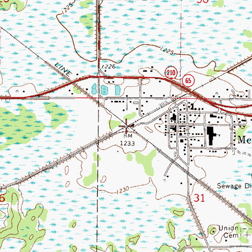 Topographic Map of McGregor, MN