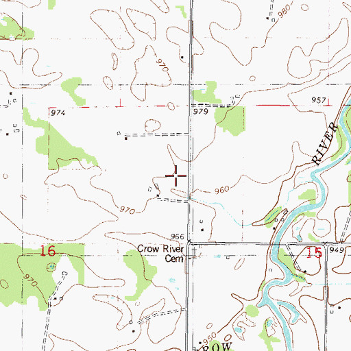 Topographic Map of Mielke School, MN