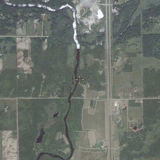 Aerial/Satellite Image of Mike Drew Brook, MN