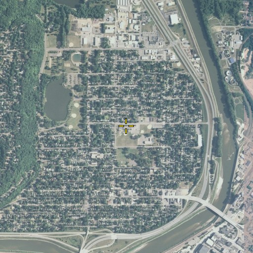Aerial/Satellite Image of Monroe School, MN