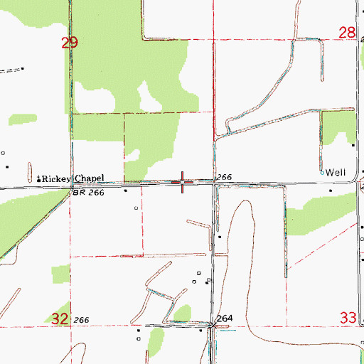 Topographic Map of Lateral Number 5A, AR