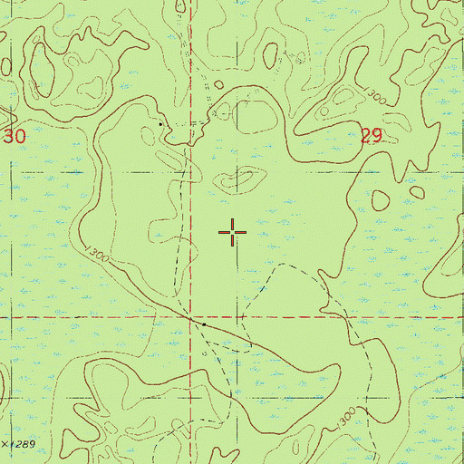 Topographic Map of Nemadji State Forest, MN
