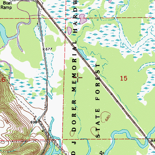 Topographic Map of North Cannon River, MN