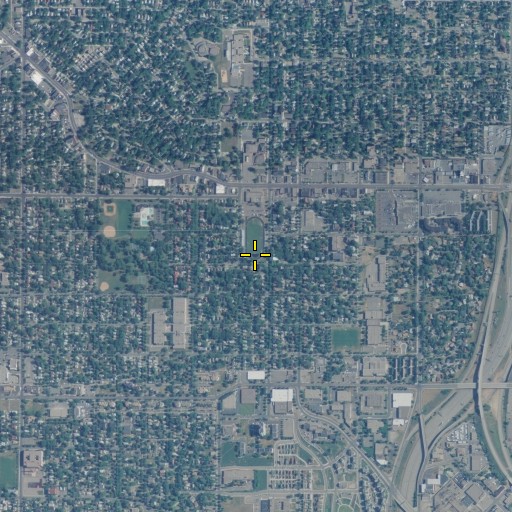 Aerial/Satellite Image of North High School, MN