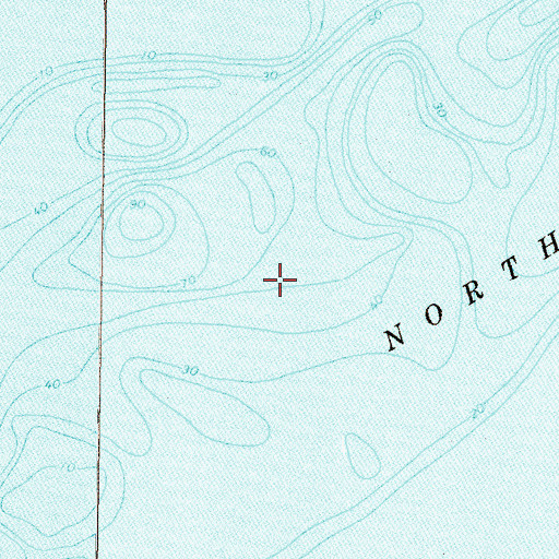 Topographic Map of North Long Lake, MN