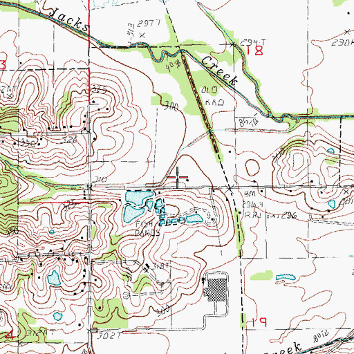 Topographic Map of Unity Baptist Church, AR
