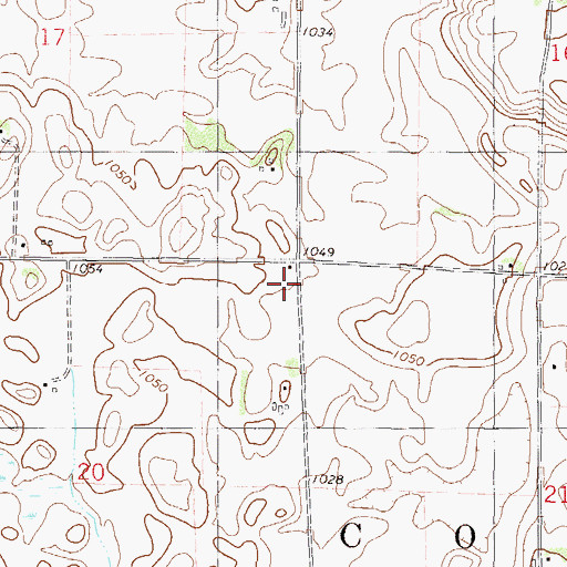 Topographic Map of Ojanpera School, MN