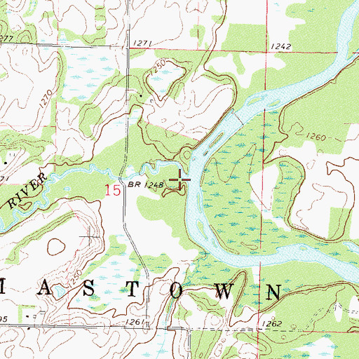 Topographic Map of Partridge River, MN