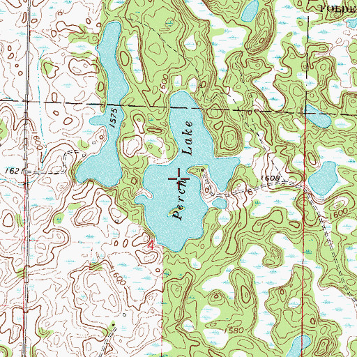 Topographic Map of Perch Lake, MN
