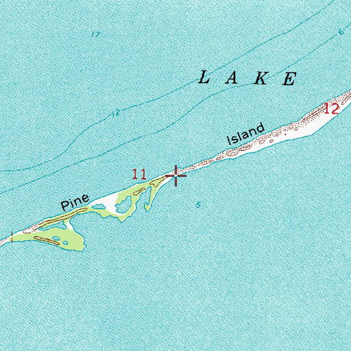 Topographic Map of Pine Island, MN