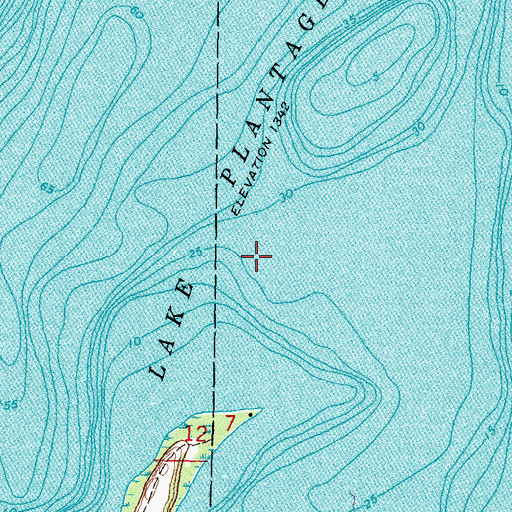 Topographic Map of Lake Plantagenet, MN