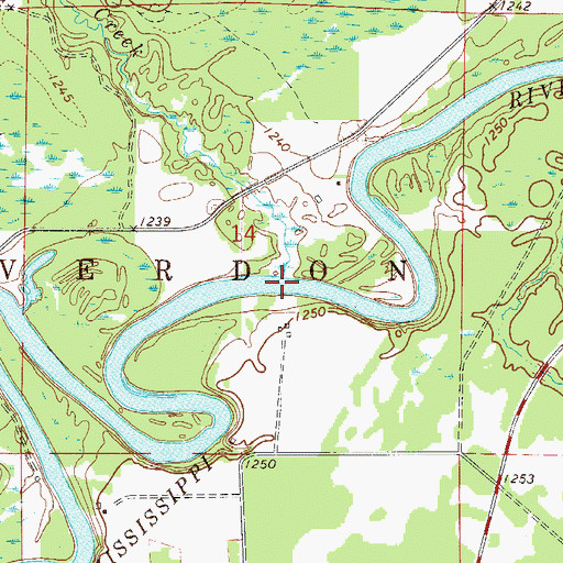 Topographic Map of Pokegama Creek, MN