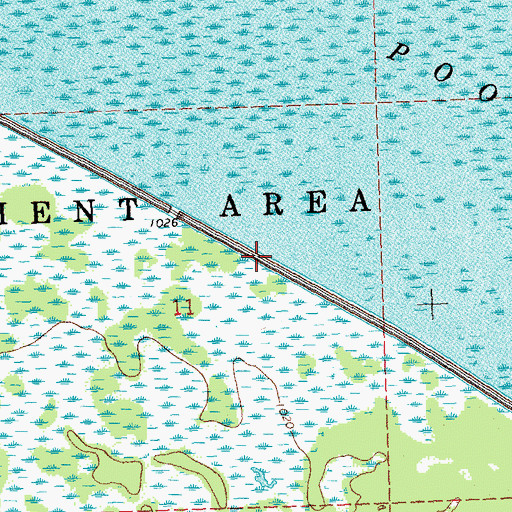 Topographic Map of Pool Number Trhee, MN