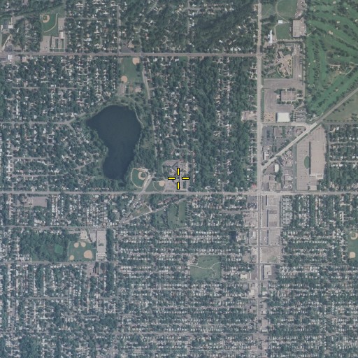 Aerial/Satellite Image of Presentation School, MN
