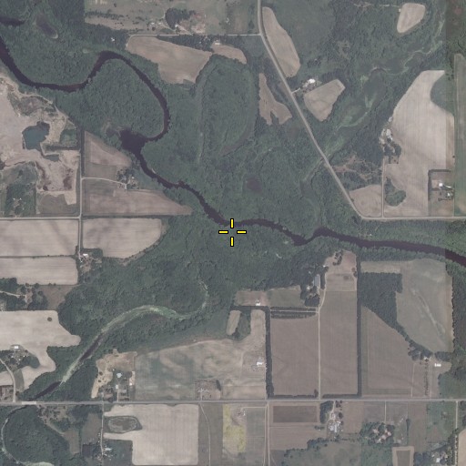 Aerial/Satellite Image of Rice Creek, MN