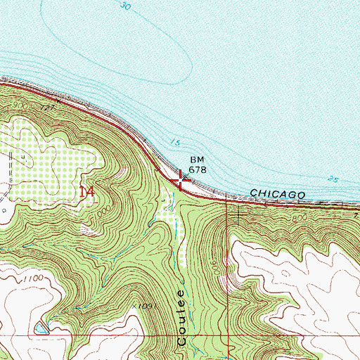 Topographic Map of Riley Coulee, MN