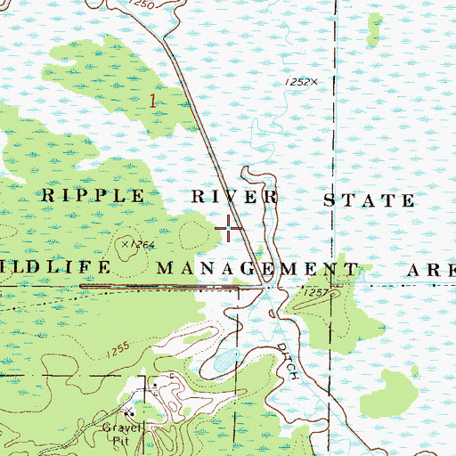 Topographic Map of Ripple River State Wildlife Management Area, MN