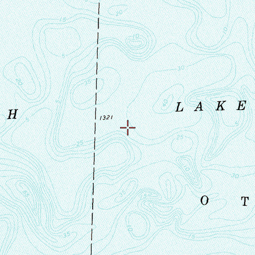 Topographic Map of Rush Lake, MN