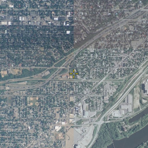Aerial/Satellite Image of Saint Clair Playground, MN
