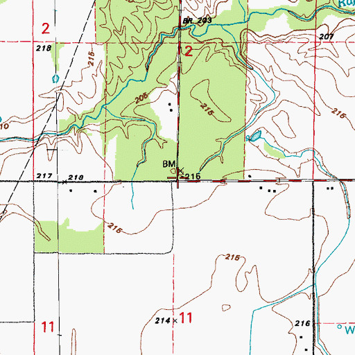 Topographic Map of Rescue Church (historical), AR