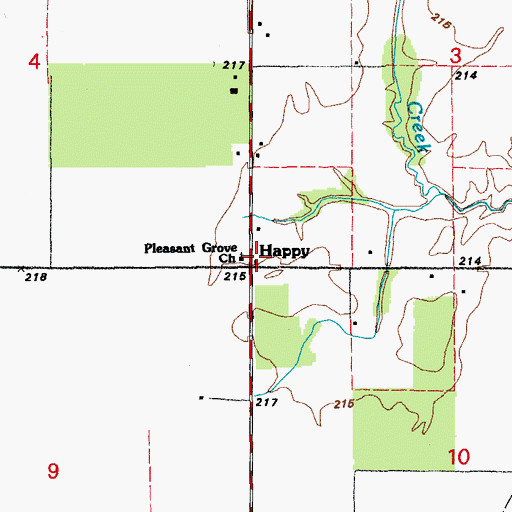 Topographic Map of Williams School (historical), AR