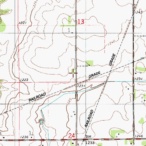 Topographic Map of School Number 101, MN
