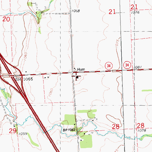 Topographic Map of School Number 110, MN