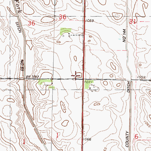 Topographic Map of School Number 137, MN