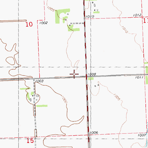 Topographic Map of School Number 16 (historical), MN