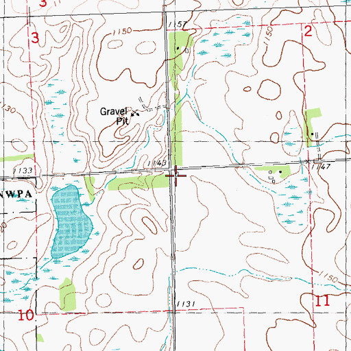 Topographic Map of School Number 19, MN