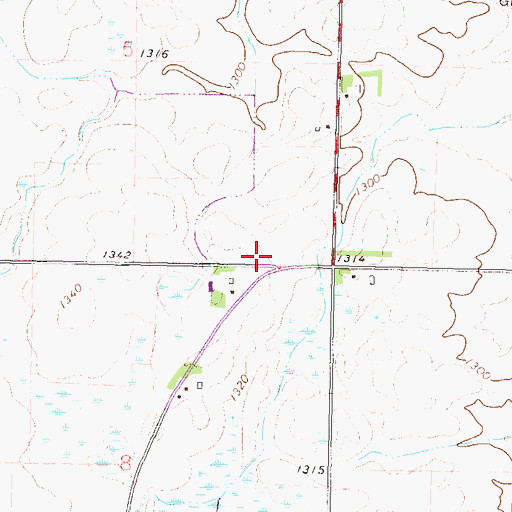 Topographic Map of School Number 1981, MN