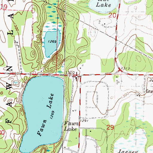 Topographic Map of School Number 20, MN