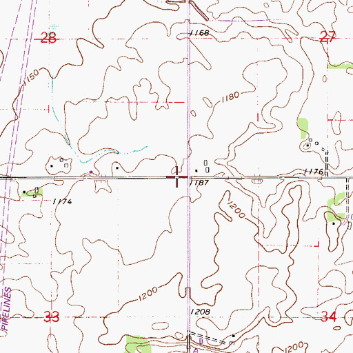 Topographic Map of School Number 2113, MN