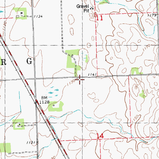 Topographic Map of School Number 27, MN