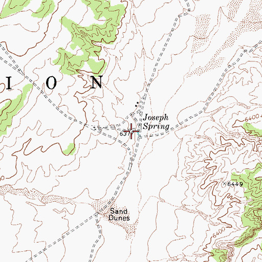 Topographic Map of Joseph Spring, AZ
