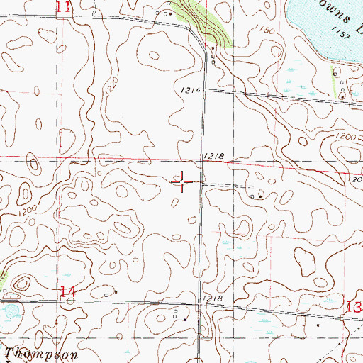 Topographic Map of School Number 28, MN