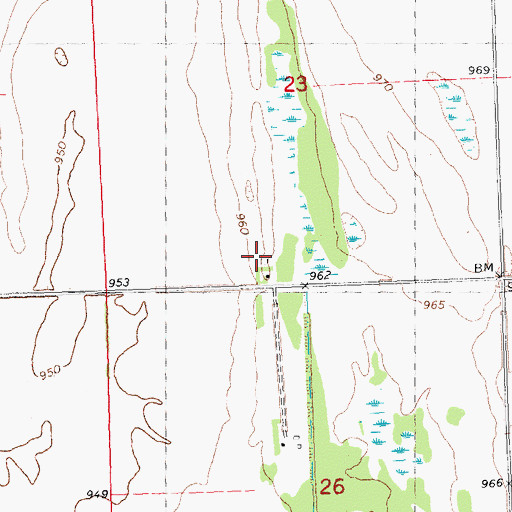Topographic Map of School Number 29, MN