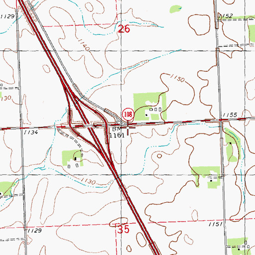 Topographic Map of School Number 3, MN