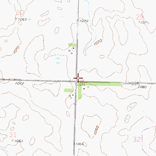 Topographic Map of School Number 301, MN