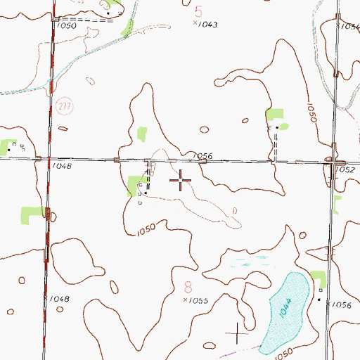 Topographic Map of School Number 307, MN